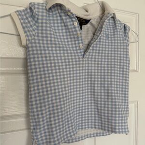 Polo by Ralph Lauren Kids Light Blue Gingham Polo
